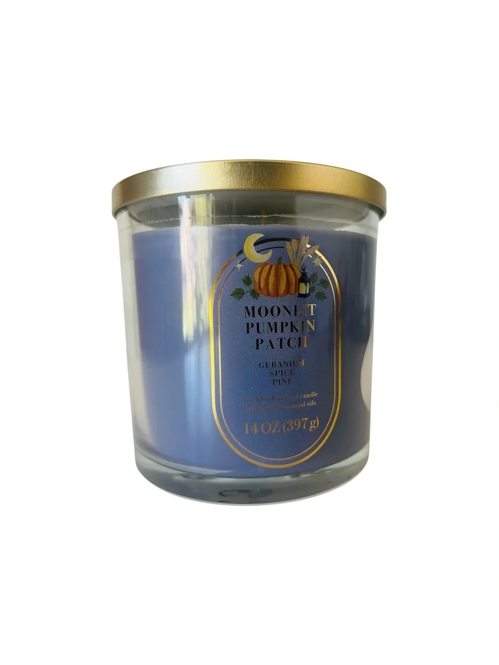 Sonoma Goods For Life® Moonlit Pumpkin Patch 14 oz. 3-Wick Soy Blend Candle